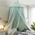 Bed Canopy for Girls, Double Layer Dome Mosquito Net Princess Canopy for Girls Bed Room Decor Reading Nook (Green)