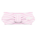 Creative Knitwear Arkansas Razorbacks Infant Girls Pink/White Striped Hair Knot Headband Embroidered Logo - Size Newborn - 4T