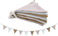 Pennant Banner Flags,Infant and toddler room decoration pennant,for Nursery Decor Baby Birthday Boho Wedding Shower Party Event (Colorful triangular flag banner91)