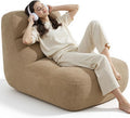 Relefree Goliath Bean Bag Chair for Adults,Cozy Bean Bag Reading Chair,Plush Memory Foam Filling,Oversized Comfy Chair for Living Room,Bedroom,Fireside for Reading,Gaming&Relaxation