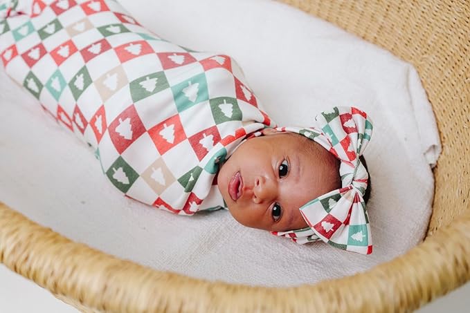 Copper Pearl Large Premium Knit Baby Swaddle Receiving Blanket 'Fraser'