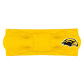 Creative Knitwear Southern Miss Golden Eagles Infant Girls Gold Solid Hair Knot Headband Embroidered Logo - Size Newborn - 4T