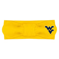 Creative Knitwear West Virginia Mountaineers Infant Girls Gold Solid Hair Knot Headband Embroidered Logo - Size Newborn - 4T