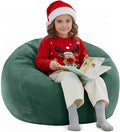Nobildonna Bean Bag Chair Cover (No Filler) for Kids and Adults,Beanbag Stuffed Animal Storage Without Filling Plush Toys Holder and Organizer Soft Premium Corduroy 200L