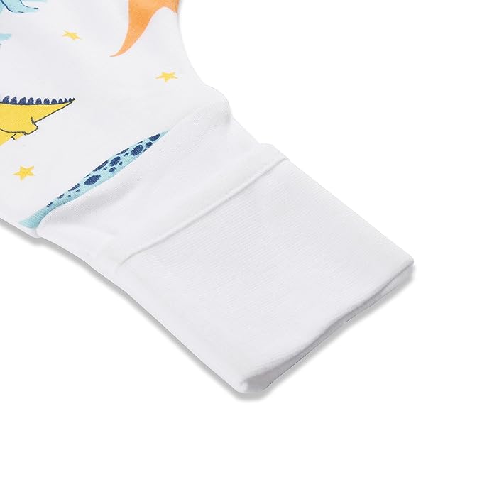 Mama Cheetah Toddler Sleep Sack with Feet 3T-4T, 1.0 TOG Organic Cotton Baby Wearable Blankets with Legs, Baby Sleeping Bag for Walkers, Early Walker Large