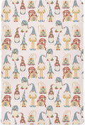 Colorful Gnomes Crib Sheets Soft Breathable Fitted Baby Crib Sheets Mattress Cover for Girl Boys, 52" x 28" x 9"