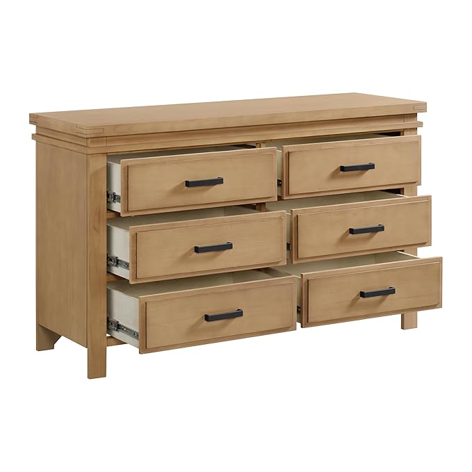 Soho Baby Mystic 6-Drawer Dresser, Honey Wood