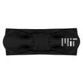 Creative Knitwear MIT Engineers Infant Girls Black Solid Hair Knot Headband Embroidered Logo - Size Newborn - 4T