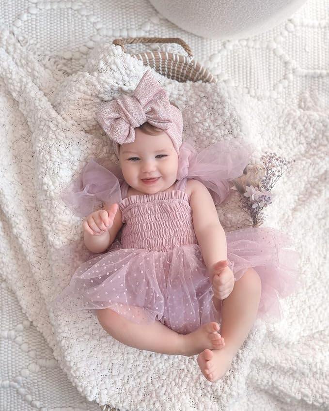 Meihuida Newborn Baby Girl Sleeveless Rompers Summer Clothes Cotton Bodysuit with Headband