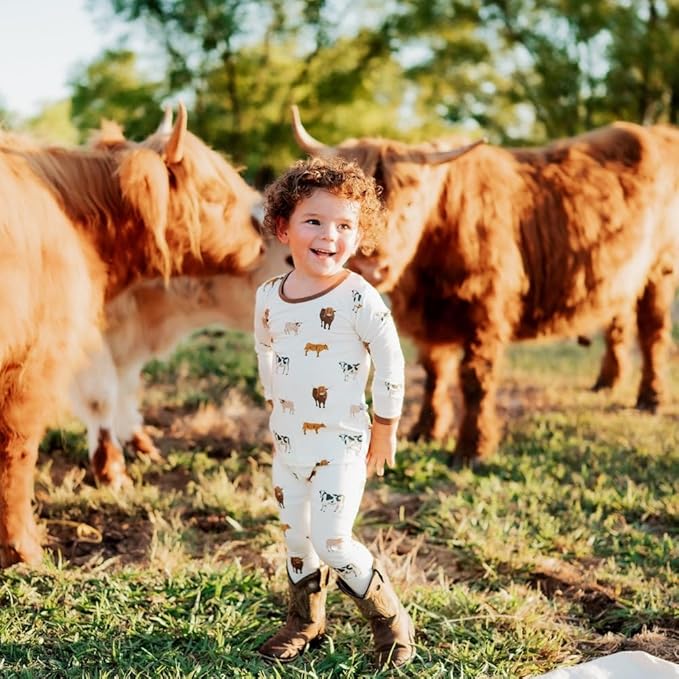 KYTE BABY Toddler Pajama Set - Pjs for Toddlers Made of Soft Bamboo Rayon Material