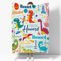 Dinosaur Lover Personalized Blanket with Custom Baby Dinosaur Custom Name Flannel Blanket Soft Throw Meaningful Gift for Toddlers Girls Boys Kids Pets 40 * 30" XS for Toddler