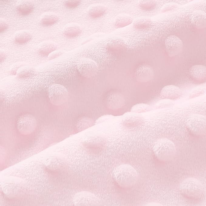 BORITAR Baby Blanket for Boys Girls Soft Plush Minky Fabric with Dotted Backing, Lovely Animal Owl Design Blanket for Toddler Newborn 30 x 40 Inch(75x100cm)