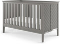 Child Craft Atwood 3-in-1 Convertible Crib, Baby Crib Converts to Day Bed, Toddler Bed, 3 Adjustable Mattress Positions, Non-Toxic, Baby Safe Finish (Lunar Gray)