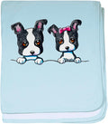 CafePress KiniArt Boston Terrier Baby Blanket, Super Soft Newborn Swaddle