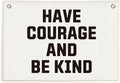 Lacama Boy Nursery Decor, Playroom Decor, Have Courage and Be Kind Linen Banner Wall Hanging Banner Flag Decor for Nursery Playroom Toddler Room, Boys Kids Room Decor 20x30 Inch