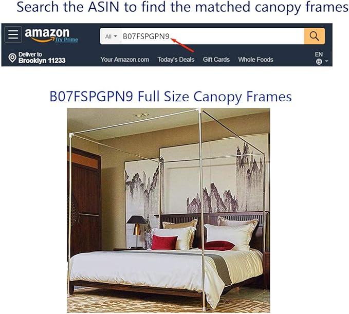 Mengersi 4 Corners Post Canopy Bed Curtains for Girls Full Size - Royal Luxurious Cozy Drape Canopy Bed Frames Netting for Kids Adults- Cute Princess Bedroom Decoration (Pink)