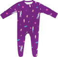 KYTE BABY Unisex Zipper Closure Footies, Rayon Made From Bamboo, 0-24 Months