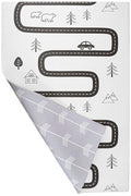 Baby Care Play Mat (Medium, Nordic Trails - Morning Fog Arrows) 73’’ x 49’’ Original One-Piece Reversible Rollable Waterproof Play Mat for Infants, Babies, Toddler, and Kids