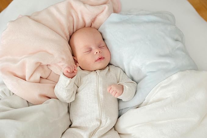 Ultra Plush 30x40 Super Soft Sherpa Baby Blanket, Durable, Machine Washable, Gentle on Baby's Skin - Ideal Baby Blankets for Boys & Girls, (Pink)