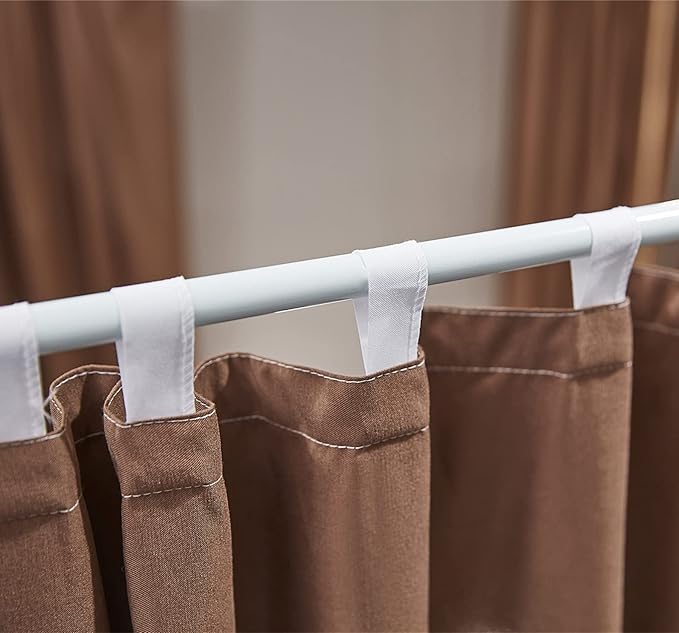 VETHIN Elastic Roof Style Four Corner Post Princess Bed Canopy Curtains Cozy Breathable Tent Canopy Mosquito Net for Girls & Adults Bedroom Decoration (Brown, 59-64" W*82" L*82"*H/(Queen))