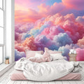 -Colorful Cloud Nursery Wallpaper XT23 L 180" x 115"