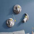 XGZY Astronaut Wall Sculptures - Bedroom decor for boys - 3PCS Set