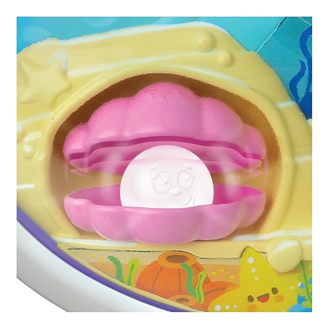 winfun 3-in-1 Soothing Seas Nightlight with Music Box Projector, and Soft Glowing Light - Calming Lullabies and Under-The-Sea Theme for Babies Attachable to Crib or Tabletop, Unisex Baby Gift