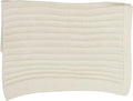 Baby Knit Blanket, 100% Cotton Ribble Patterns, Soft, Cozy, Lightweight Swaddle for Newborn & Infant Swaddling Beige Neutral, Perfect Baby Shower Ideas Cream 30x40