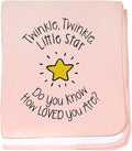 CafePress Twinkle, Twinkle Little Star Do You Know How Loved Baby Blanket, Super Soft Newborn Swaddle