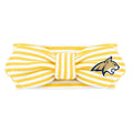 Creative Knitwear Montana State Bobcats Infant Girls Gold/White Striped Hair Knot Headband Embroidered Logo - Size Newborn - 4T