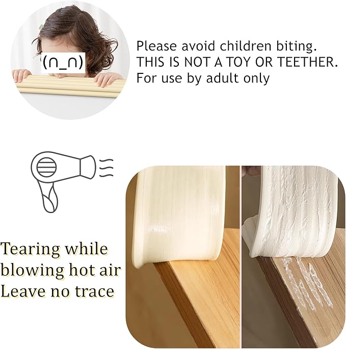 M2cbridge Multifunctional Edge and Corner Guard Coverage Baby Safety Bumper DIY 6.5 Ft (Brown)
