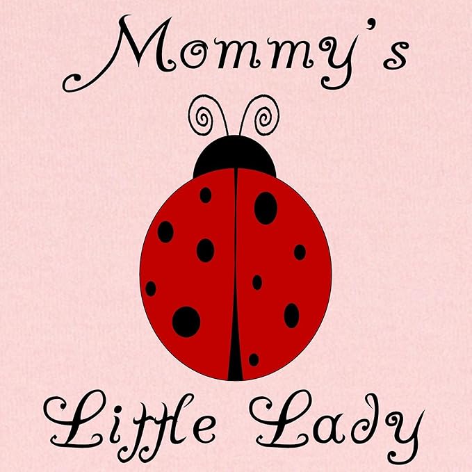 CafePress Mommy's Little Lady Ladybug Baby Blanket, Super Soft Newborn Swaddle