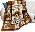 Springer Spaniel Blanket English Springer Decor Throw Blanket Super Soft Flannel Fluffy Plush Cozy Fuzzy Fleece Stuff Blanket Gifts for Dog Lover Woman Girl Kids Adults for Bed Sofa Couch 40"X50"