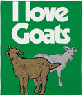 CafePress I Love Goats Throw Blanket Super Soft Fleece Plush Throw Blanket, 60"x50"