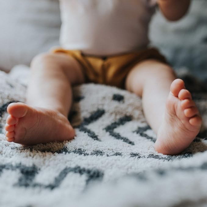SARANONI Bamboo Receiving Blankets for Babies | Ultra-Soft Lush and Boutique Quality Baby Blanket | Mudcloth - 30" x 40"