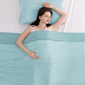 Elegear Revolutionary Cooling Blanket Twin, Absorbs Heat to Keep Body Cool for Night Sweats, Arc-Chill 3.0 Cool Fiber Q-Max>0.5 for Hot Sleepers, Lightweight Summer Cold Blankets for Sleeping, Green