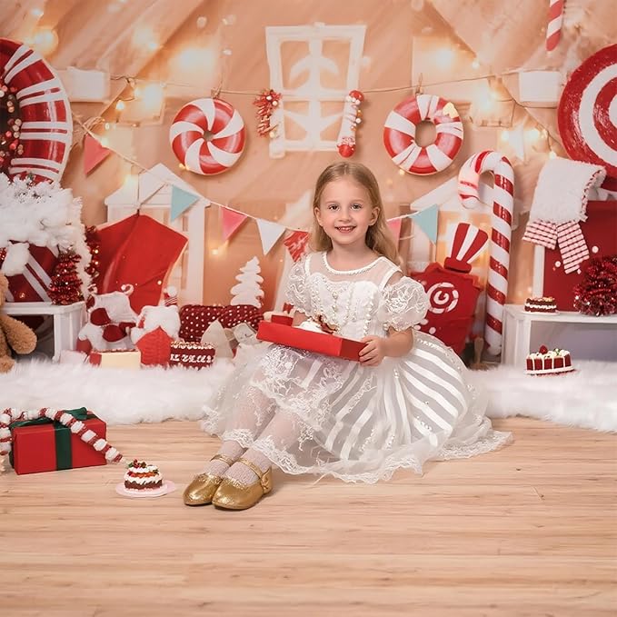 Kate Photography Floor Mats Light Brown Wood Flooring Backdrop Newborn Photography Props Wooden Rubber Mat for Professional Photographers Studio 5x4ft