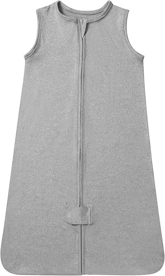 TotAha Toddler Sleep Sack 1.0 TOG for 2T-3T-4T, Soft Wearable Blanket Baby Sleep Bag with 2-Way Safe Zippers,Fluffy Extra Large Sleeping Sacks, Grey