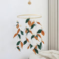 Leaf Crib Mobile, Forest Crib Mobile for Boys & Girls, Forest Baby Mobile for Crib, Woodland Mobile for Crib