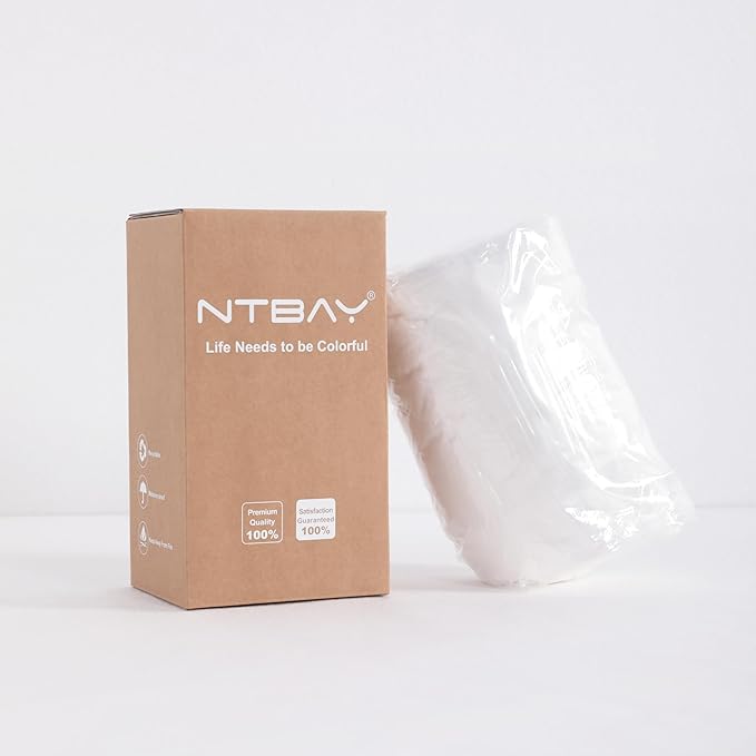 NTBAY 2 Pack Muslin Cotton Mini Crib Sheets, Soft and Breathable Double Layer 24x38 Baby Crib Sheets for Mini Crib and Toddler Mattresses, Boys, Girls, Unisex, Khaki, 24x38 Inches
