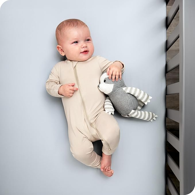 Bare Home 2-Pack Fitted Crib Sheets - Premium 1800 Ultra-Soft Microfiber - Breathable - Baby Sheet - for Boys & Girls - Fits Standard Crib and Toddler Mattresses (Sky Blue/White)