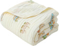Ultra Soft Muslin Baby Blanket, Made of Viscose from Bamboo, A Versatile Swaddle and Bed Blanket for Babies, Toddlers, Boys, and Girls (1 Pack).