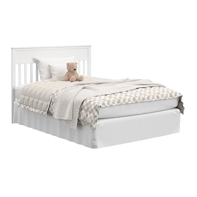 Graco Shiloh 5-in-1 Convertible Crib & Changer with Drawer (White) – GREENGUARD Gold Certified Baby Crib Crafted from Wood, Converts to Toddler Bed, Daybed, and Full-Size Bed