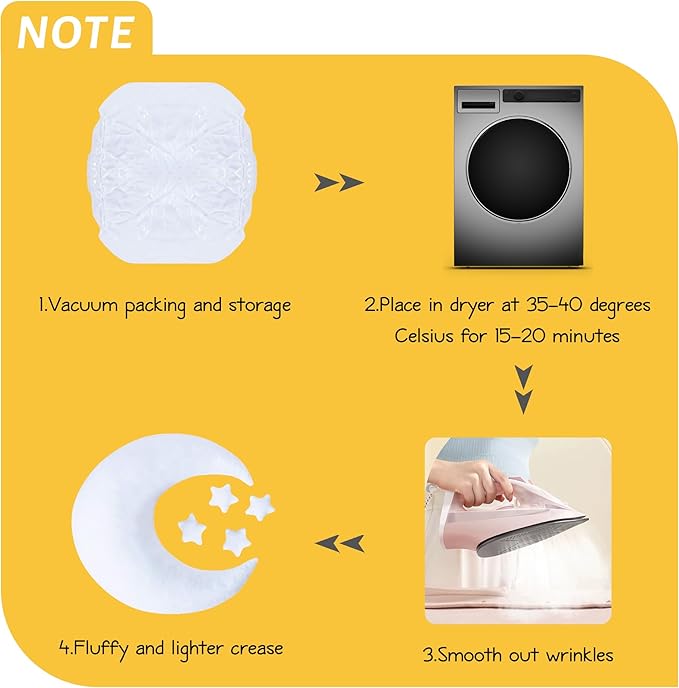 IGMaryBox Baby Moon Star Pillow Newborn Posing Pillow Newborn Photography Posing Pillows Infant Photography Props Set (White)