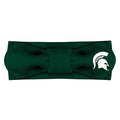 Creative Knitwear Michigan State Spartans Infant Girls Hunter Solid Hair Knot Headband Embroidered Logo - Size Newborn - 4T
