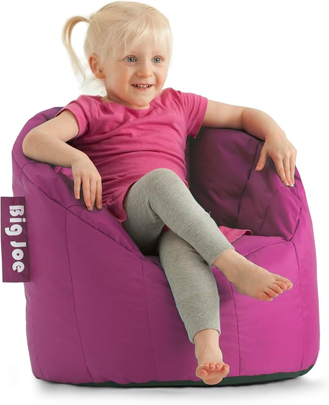 Big Joe Milano Kid's Beanbag Chair Pink Passion Smartmax
