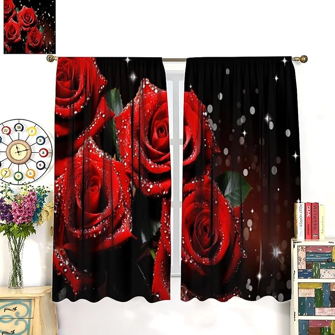 Kids Safari Animals Curtains, Baby Boy Girl Rustic Woodland Printed Cartoon Forest Window Treatments for Bedroom Living Room Nursery 2 Panels Sets, 52x84 Inch