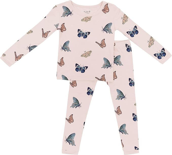 KYTE BABY Toddler Pajama Set - Pjs for Toddlers Made of Soft Bamboo Rayon Material