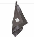Little Giraffe Baby Blanket - Blanky - Soft Blanket with Satin Trim - Baby Stroller Blanket - Newborn Baby Essentials & Baby Gifts - 17x17 - Charcoal