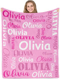 Gudina Personalized Name Blankets and Throws